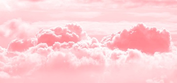 clouds, pink tint