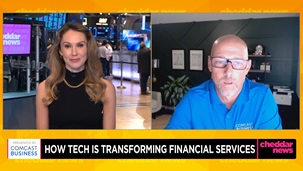 screenshot from Cheddar News and Comcast Business segment