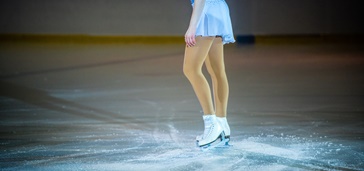 ice skater on ice