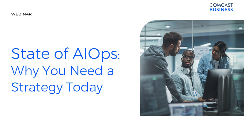 Cover slide - State of AIOps webinar