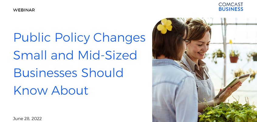 Cover slide: Public Policy Changes webinar