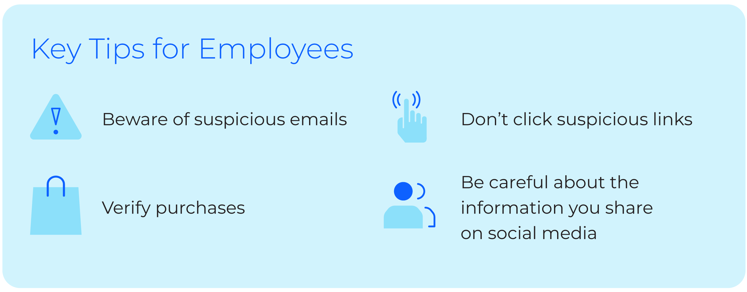 Graphic - Tips for Employees